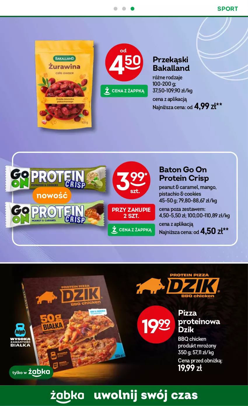 Gazetka promocyjna Żabka - ważna 07.05 do 20.05.2025 - strona 70 - produkty: Bakalland, Baton, Mango, Pizza, Por, Sport
