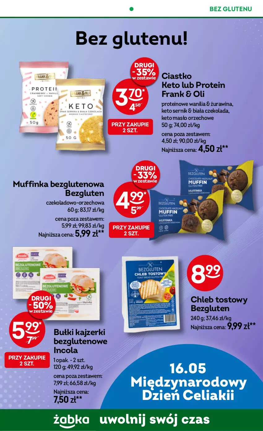 Gazetka promocyjna Żabka - ważna 07.05 do 20.05.2025 - strona 71 - produkty: Chleb, Chleb tostowy, Czekolada, Inka, Masło, Masło orzechowe, Ser