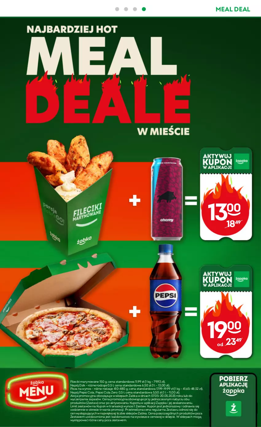 Gazetka promocyjna Żabka - ważna 07.05 do 20.05.2025 - strona 77 - produkty: Napój, Pepsi, Pizza, Tran