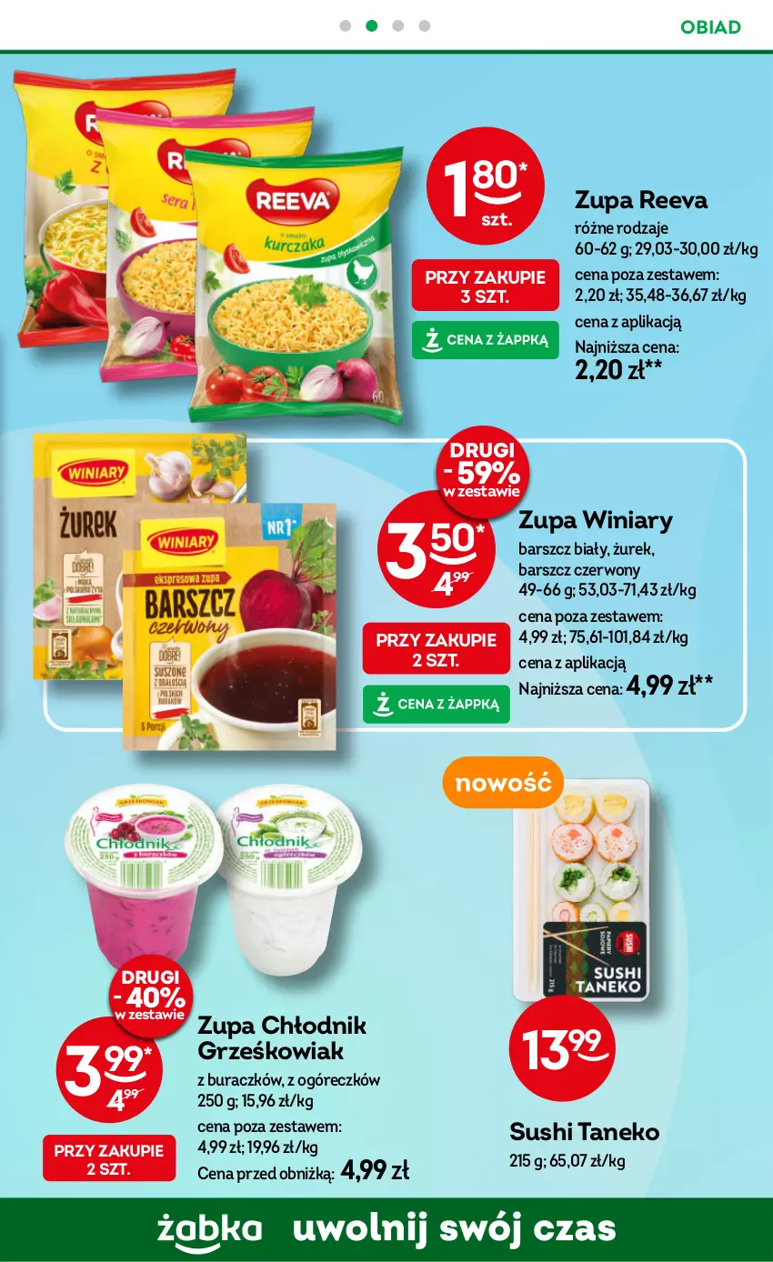 Gazetka promocyjna Żabka - ważna 07.05 do 20.05.2025 - strona 81 - produkty: Sushi, Winiary, Zupa