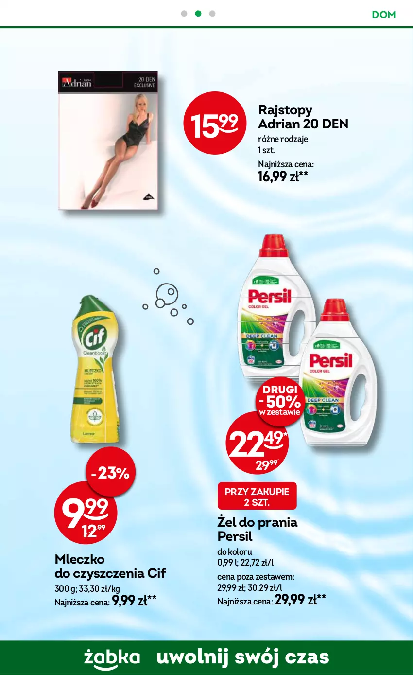 Gazetka promocyjna Żabka - ważna 07.05 do 20.05.2025 - strona 87 - produkty: Cif, Mleczko, Persil, Rajstopy, Top