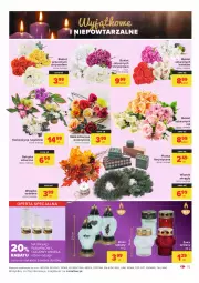 Gazetka promocyjna Carrefour - Gazetka Market Zyskoteka - Gazetka - ważna od 17.10 do 17.10.2021 - strona 15 - produkty: Top, Róża, Bols, Bolsius, Wstążka, Bukiet, Znicz, Olej