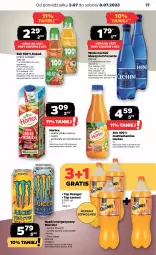 Gazetka promocyjna Netto - Artykuły spożywcze - Gazetka - ważna od 08.07 do 08.07.2023 - strona 17 - produkty: Top, Sok, Mus, Gra, Napój energetyczny, Szyna, Kubuś, Woda, Napój, Nektar, Hortex