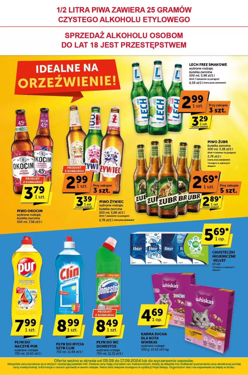 Gazetka promocyjna ABC - ważna 05.09 do 17.09.2024 - strona 8 - produkty: Koc, Okocim, Piwo