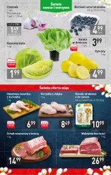 Gazetka promocyjna Stokrotka - Supermarket - Gazetka - ważna od 30.03 do 30.03.2022 - strona 5 - produkty: Kurczak, Chrzan, Czosnek, Cytryny, Sałat, Schab wieprzowy, Wołowina, Wołowina bez kości