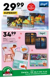 Gazetka promocyjna Biedronka - Okazje tygodnia - Gazetka - ważna od 14.12 do 14.12.2022 - strona 18 - produkty: Zestaw pędzli, Obraz, Olej, Fa