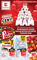 Gazetka promocyjna Kaufland - OFERTA TYGODNIA - Gazetka - ważna od 29.09 do 29.09.2021 - strona 1 - produkty: Primavera, Kosz, LANA, Prima, Woda, Masło, Jabłka