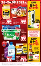 Gazetka promocyjna Kaufland - OFERTA TYGODNIA - Gazetka - ważna od 29.09 do 29.09.2021 - strona 7 - produkty: Piwa, Piwo, Majonez, Gra, Papier, Kasztelan, Winiary, Energizer, Papier toaletowy, Velvet, Płyn do płukania, Ferrero, Lenor, Kinder, Mleko