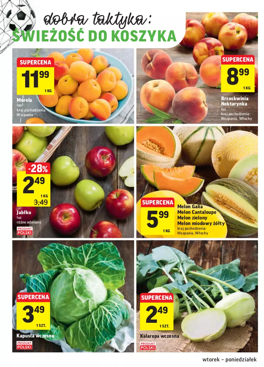 Gazetka promocyjna Intermarche - ważna 08.06 do 13.06.2021 - strona 14 - produkty: Kosz, Melon, Morela, Nektar, Nektarynka