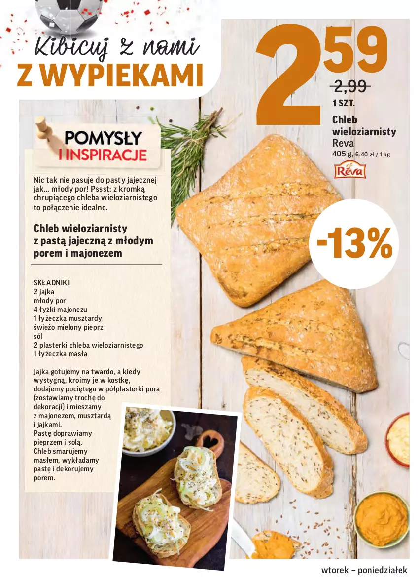 Gazetka promocyjna Intermarche - ważna 08.06 do 13.06.2021 - strona 20 - produkty: BIC, Chleb, Chleb wieloziarnisty, Majonez, Mus, Pieprz, Plasterki, Por, Sól