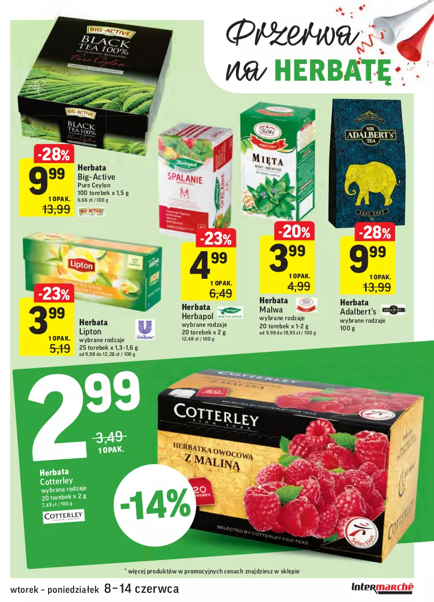 Gazetka promocyjna Intermarche - ważna 08.06 do 13.06.2021 - strona 31 - produkty: Herbapol, Herbata, Lipton, Pur