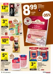 Gazetka promocyjna Intermarche - Gazetka - ważna od 13.06 do 13.06.2021 - strona 13 - produkty: Sok, Ser, BIC, Sokołów, Kindziuk, Kiełbasa krakowska, Kiełbasa szynkowa, Madej Wróbel, Szynka konserwowa, Szynka, Morliny, Kiełbasa