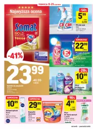 Gazetka promocyjna Intermarche - Gazetka - ważna od 13.06 do 13.06.2021 - strona 42 - produkty: Ludwik, Do mycia naczyń, Tablet, Proszek do prania, Clin, Płyn do mycia naczyń, Vizir, Silan, Płyn do płukania, Somat, Płyn do mycia, Zmywarki, Kapsułki do prania, Antyperspirant, Tabletki do zmywarki, Nivea