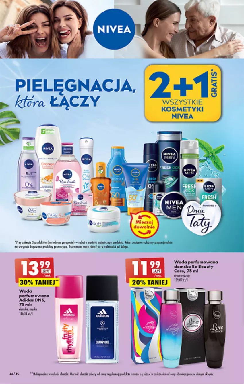 Gazetka promocyjna Biedronka - ważna 20.06 do 26.06.2022 - strona 44 - produkty: Adidas, Gra, Nivea, Perfum, Por, Róża