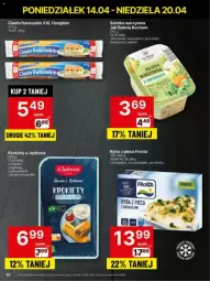 Gazetka promocyjna Delikatesy Centrum - Gazetka - ważna od 20.04 do 20.04.2025 - strona 24 - produkty: Mozzarella, Piec, Sałatka, Ciasto francuskie, Frosta, Ser, Krokiety, Ryba, Sałatka warzywna, Sałat, Szpinak