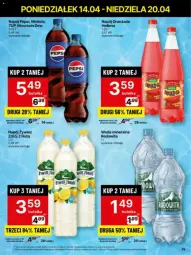 Gazetka promocyjna Delikatesy Centrum - Gazetka - ważna od 20.04 do 20.04.2025 - strona 29 - produkty: 7up, Mirinda, Pepsi, Oranżada, Hellena, Woda mineralna, Woda, Napój