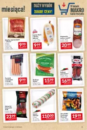 Gazetka promocyjna Makro - Najlepsze oferty - Gazetka - ważna od 11.12 do 11.12.2023 - strona 3 - produkty: Piwo, Kurczak, Salami, Parówki, Szynka, Skrzydełka z kurczaka, Kabanos, Kiełbasa, Kiełbasa śląska