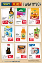 Gazetka promocyjna Makro - Najlepsze oferty - Gazetka - ważna od 11.12 do 11.12.2023 - strona 6 - produkty: Sos, Ser, Ryż, Mus, Gra, Ba!, Sardynki, Stek, Sos sojowy, Tuńczyk, Kubuś, Wino, Olej, Granola, Nektar