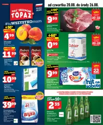 Gazetka promocyjna Topaz - Gazetka - Gazetka - ważna od 26.08 do 26.08.2026 - strona 1 - produkty: Piwa, Piwo, Ser, Gra, Papier, Szynka wieprzowa, Proszek do prania, Papier toaletowy, Szynka, Nektarynka, Bryza, Nektar, Fa