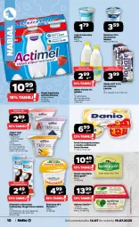 Gazetka promocyjna Netto - Od Poniedziałku - Gazetka - ważna od 19.07 do 19.07.2025 - strona 10 - produkty: Jogurt naturalny, Ser, Gin, Danone, Piątnica, Jogurt, Optima Cardio, Actimel, Napój jogurtowy, Serek homogenizowany, Serek, Optima, Danio, Masło, Napój, Kinder, Mleko