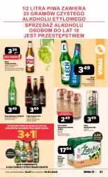 Gazetka promocyjna Netto - Od Poniedziałku - Gazetka - ważna od 19.07 do 19.07.2025 - strona 21 - produkty: Piwa, Piwo, Gin, Gra, Namysłów, Heineken, Tyskie, Limonka, Braun, Karmi