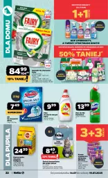 Gazetka promocyjna Netto - Od Poniedziałku - Gazetka - ważna od 19.07 do 19.07.2025 - strona 22 - produkty: Domestos, Sól, Gra, Do mycia naczyń, Air Wick, Whiskas, Cillit Bang, Płyn do mycia naczyń, Płyn do wc, Fairy, Płyn do mycia, Zmywarki, Gala, Pedigree, Fa