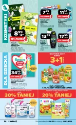 Gazetka promocyjna Netto - Od Poniedziałku - Gazetka - ważna od 19.07 do 19.07.2025 - strona 24 - produkty: HiPP, Naturell, Mus, Gra, Palmolive, Listerine, Pampers, Aquafresh, Majtki, Pasta do zębów, Chrupki, Płyn do płukania, Tonik, Szampon, Podpaski, Dzieci, Baton, Kubuś, Pieluchomajtki, Naturella
