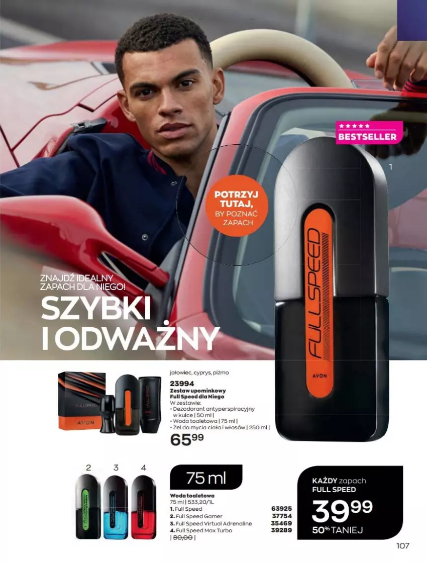 Gazetka promocyjna Avon - Katalog Avon 2/2022 kampania luty - ważna 01.02 do 28.02.2022 - strona 107 - produkty: Dezodorant, Virtu, Woda, Woda toaletowa