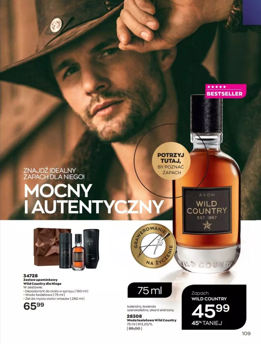 Gazetka promocyjna Avon - Katalog Avon 2/2022 kampania luty - ważna 01.02 do 28.02.2022 - strona 109 - produkty: Dezodorant, Kolendra, Woda, Woda toaletowa