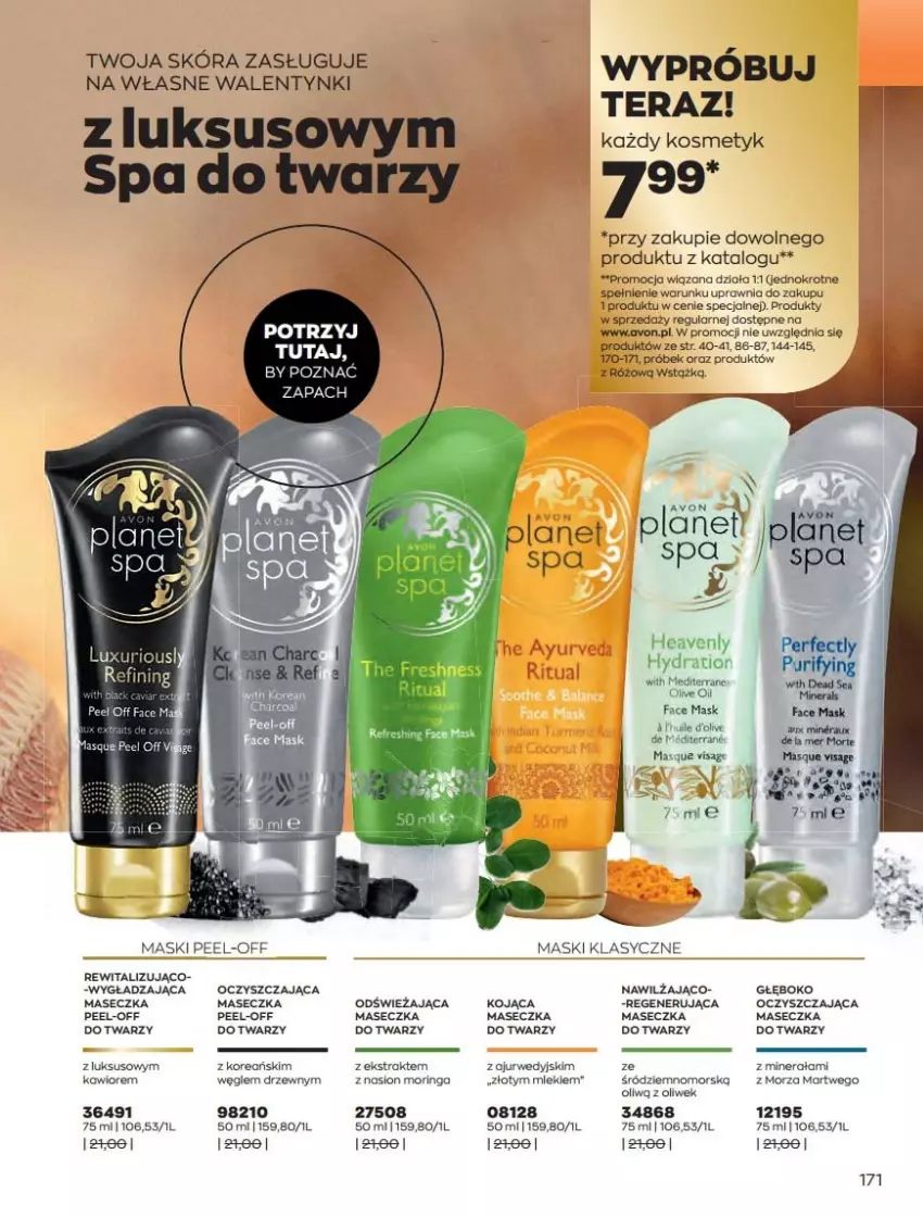 Gazetka promocyjna Avon - Katalog Avon 2/2022 kampania luty - ważna 01.02 do 28.02.2022 - strona 171 - produkty: Fa, Kawior, Lody, Tera