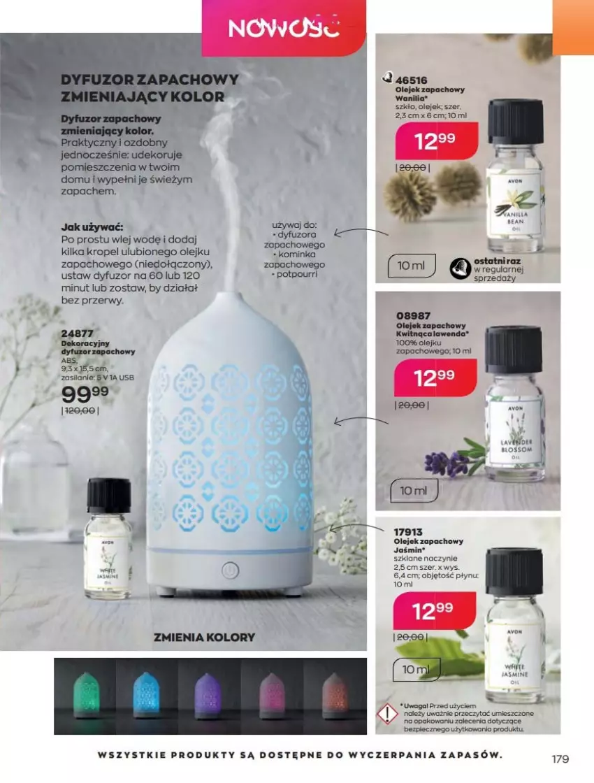 Gazetka promocyjna Avon - Katalog Avon 2/2022 kampania luty - ważna 01.02 do 28.02.2022 - strona 179 - produkty: Inka, Olej, Piec