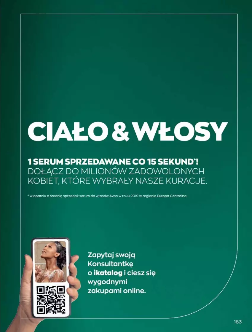 Gazetka promocyjna Avon - Katalog Avon 2/2022 kampania luty - ważna 01.02 do 28.02.2022 - strona 183 - produkty: Lion, Rum, Ser, Serum, Serum do włosów