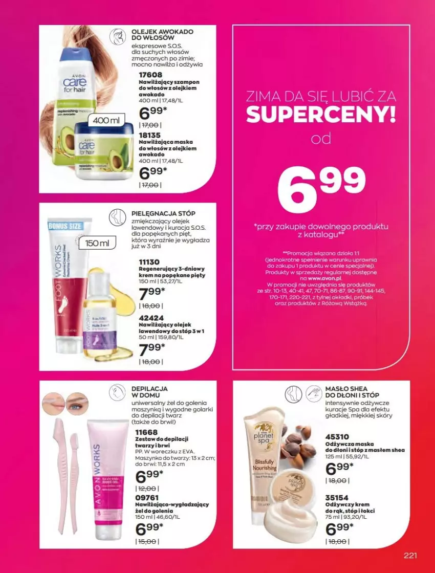 Gazetka promocyjna Avon - Katalog Avon 2/2022 kampania luty - ważna 01.02 do 28.02.2022 - strona 221 - produkty: Fa, Maska, Maska do włosów, Masło, Olej, Szampon, Szynka, Tunel