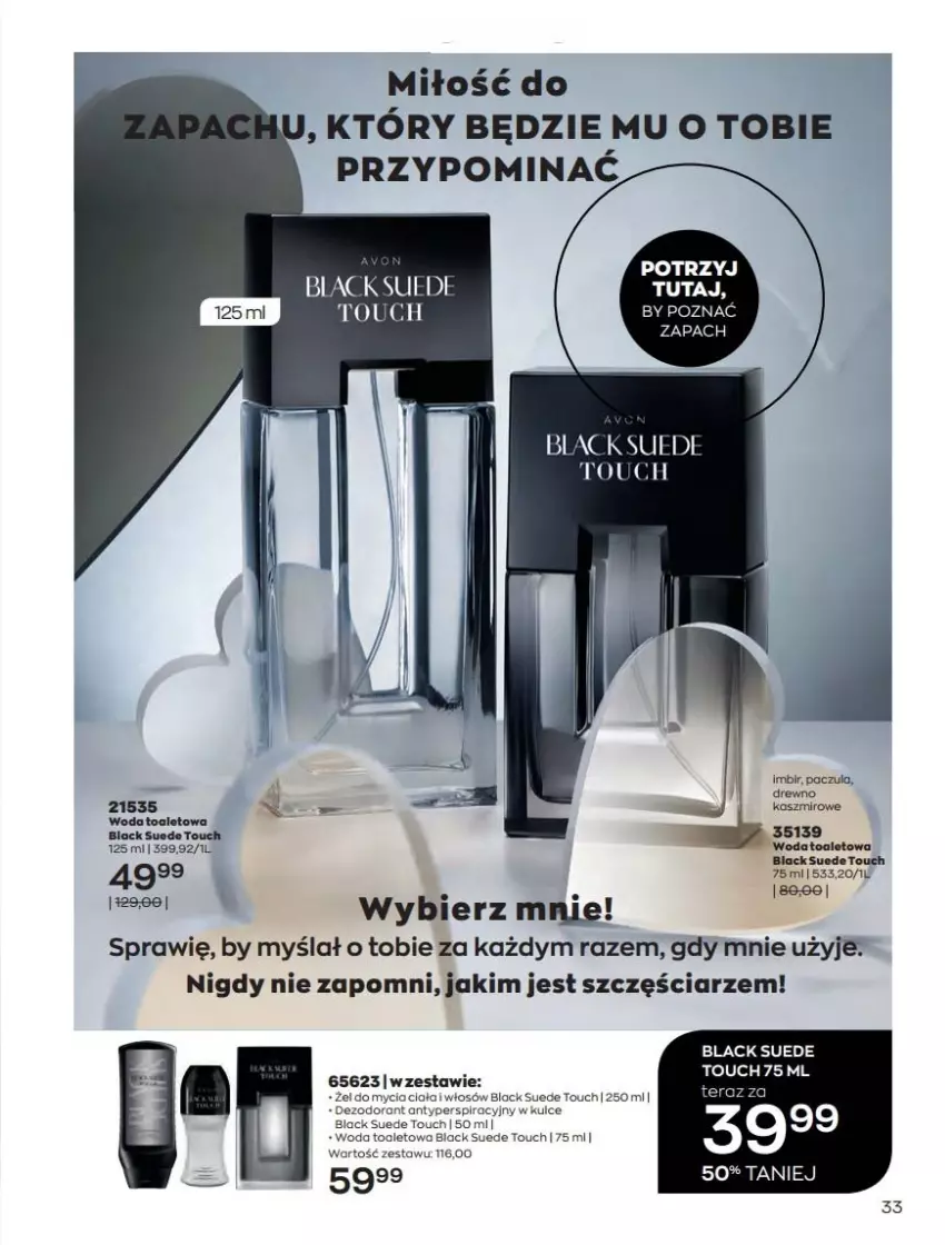 Gazetka promocyjna Avon - Katalog Avon 2/2022 kampania luty - ważna 01.02 do 28.02.2022 - strona 33 - produkty: Dezodorant, Lack, Tera, Woda, Woda toaletowa