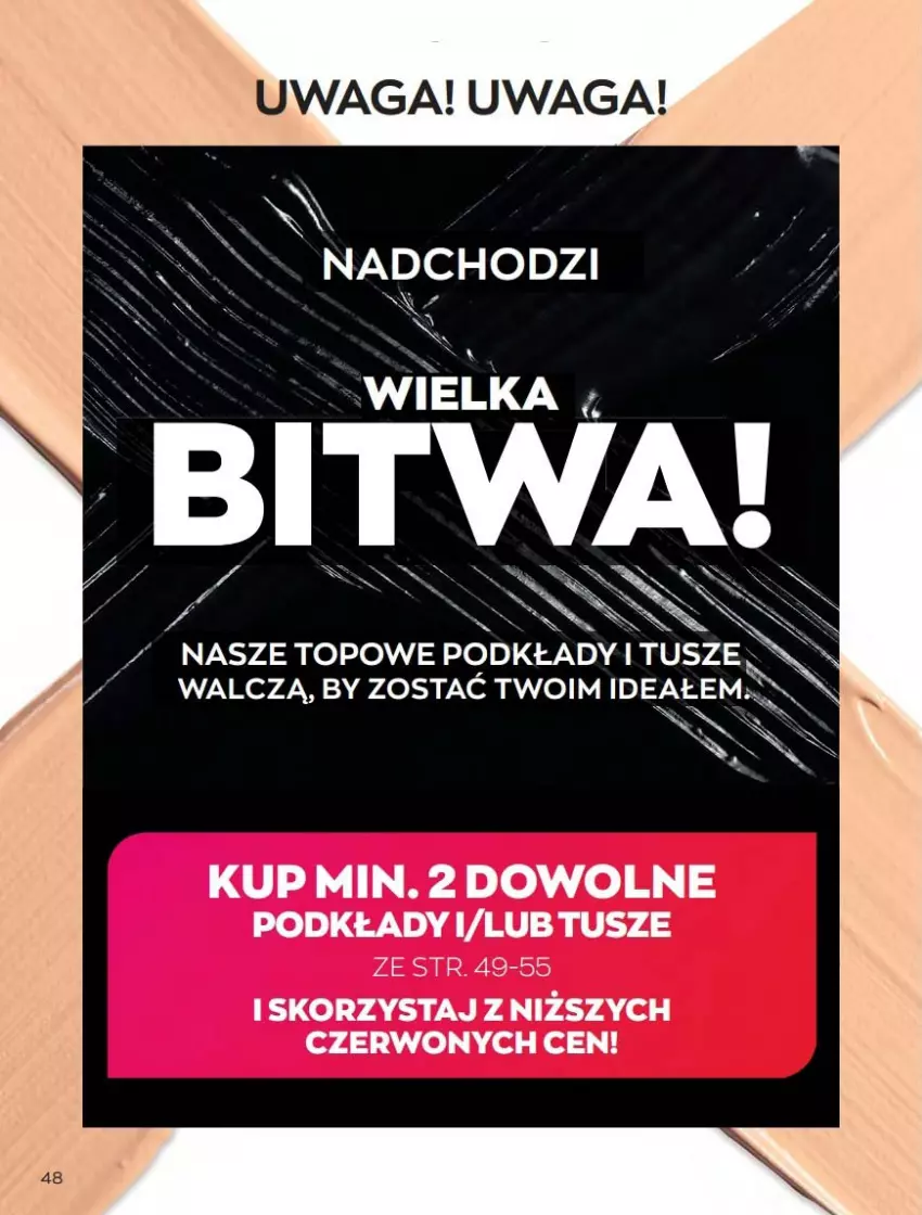 Gazetka promocyjna Avon - Katalog Avon 2/2022 kampania luty - ważna 01.02 do 28.02.2022 - strona 48 - produkty: Podkład, Top, Tusz, Waga