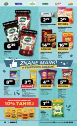 Gazetka promocyjna Netto - Od Czwartku - Gazetka - ważna od 02.08 do 02.08.2025 - strona 12 - produkty: Piec, Cheetos, Corn flakes, Ryż, Pur, Kupiec, Orzeszki, Chipsy, Chrupki, Dżem, Wafle, Lion, Baton, Danio, Lorenz, Cini Minis, Felix, Orzeszki ziemne, Lay’s, Mango, Nestlé, Bakalland