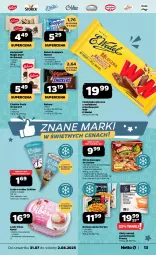 Gazetka promocyjna Netto - Od Czwartku - Gazetka - ważna od 02.08 do 02.08.2025 - strona 13 - produkty: Piec, Ciastka, Frosta, Ser, Salami, Orzeszki, Dr Gerard, Mascarpone, Snickers, Lody, Lack, Szynka, Czekolada mleczna, Herbatniki, Pizza, Czekolada, Mars, Baton, Knoppers, Mintaj, Orzeszki ziemne, Gyros, Kokos, Hortex