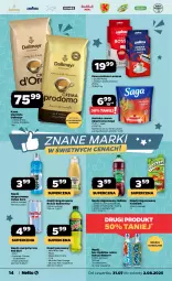 Gazetka promocyjna Netto - Od Czwartku - Gazetka - ważna od 02.08 do 02.08.2025 - strona 14 - produkty: Por, Gra, Napój energetyczny, Kawa ziarnista, Tropical, Red Bull, Saga, Dallmayr, Mirinda, Kawa mielona, Kawa, Herbata czarna, Pepsi, Hellena, Napój gazowany, Tymbark, Kubuś Waterrr, Oshee, Lavazza, Kubuś, Napój niegazowany, Wino, Herbata, Napój
