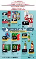 Gazetka promocyjna Netto - Od Czwartku - Gazetka - ważna od 02.08 do 02.08.2025 - strona 15 - produkty: Piwa, Piwo, Ser, Por, Koc, Gin, Gra, Tyskie, Warka, Tatra, Perła, Okocim, Lech Premium