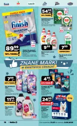 Gazetka promocyjna Netto - Od Czwartku - Gazetka - ważna od 02.08 do 02.08.2025 - strona 16 - produkty: Płyn do prania, Ludwik, Pur, Do mycia naczyń, Finish, Tablet, Perfum, Purina, Płyn do mycia naczyń, Płyn do płukania, Fairy, Felix, Płyn do mycia, Zmywarki, Flora, Tabletki do zmywarki, Fa