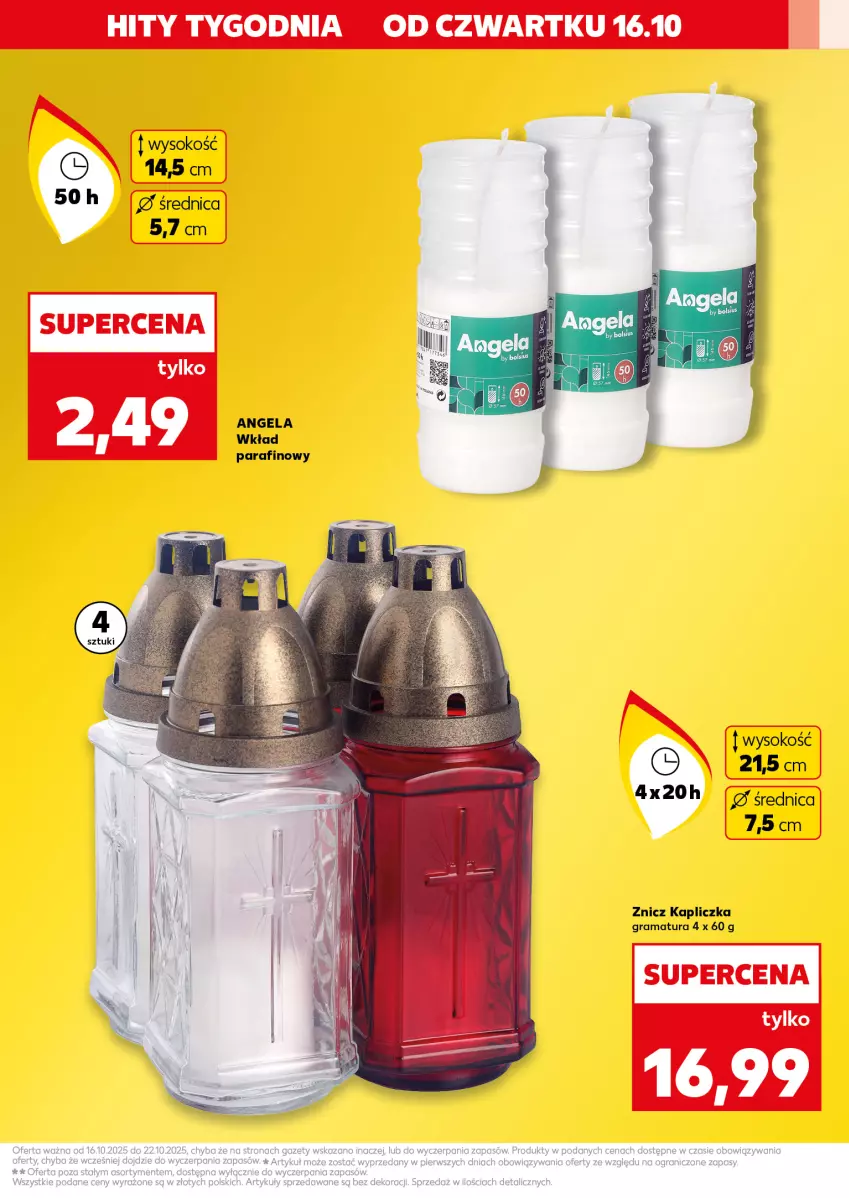 Gazetka promocyjna Kaufland - Kaufland - ważna 16.10 do 22.10.2025 - strona 3 - produkty: Gra, Rama, Sok, Znicz