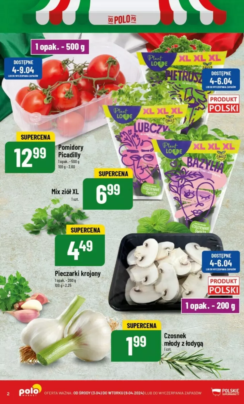 Gazetka promocyjna PoloMarket - ważna 03.04 do 09.04.2024 - strona 9 - produkty: Piec, Pomidory