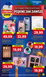 Gazetka promocyjna Lidl - GAZETKA - Gazetka - ważna od 23.11 do 23.11.2022 - strona 39 - produkty: Woda perfumowana, Makijaż, Zestaw prezentowy, Piernik, Mus, Perfum, Klej, Barbie, Ziaja, Dzieci, Woda