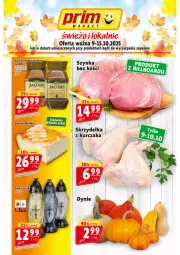 Gazetka promocyjna Prim Market - Gazetka - ważna od 15.10 do 15.10.2025 - strona 1 - produkty: Kurczak, Sos, Ser, Cukier, Szynka, Malibu, Skrzydełka z kurczaka, Znicz