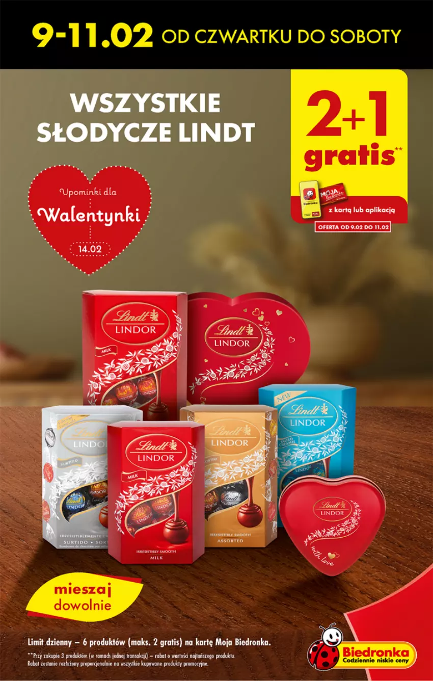 Gazetka promocyjna Biedronka - ważna 09.02 do 15.02.2023 - strona 11 - produkty: Fa, Gra, Lindor, Lindt, Por, Tran