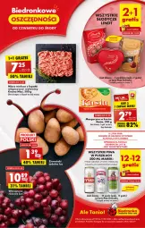 Gazetka promocyjna Biedronka - Gazetka - ważna od 15.02 do 15.02.2023 - strona 1 - produkty: Piwa, Mięso mielone, Gra, Kasztelan, Ziemniaki, Tyskie, , Margaryna, Kasia, Mięso, Lindt
