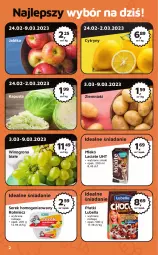 Gazetka promocyjna Odido - Gazetka - Gazetka - ważna od 09.03 do 09.03.2023 - strona 2 - produkty: Lubella, Ser, Bell, Cytryny, Ziemniaki, Rolmlecz, Serek homogenizowany, Serek, Winogrona, Bella, Wino, Jabłka, Mleko