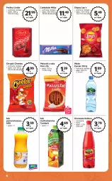 Gazetka promocyjna Odido - Gazetka - Gazetka - ważna od 09.03 do 09.03.2023 - strona 6 - produkty: Sok pomarańczowy, Cheetos, Sok, Praliny, Lindor, Chipsy, Chrupki, Oranżada, Hellena, Czekolada, Tymbark, Woda, Milka