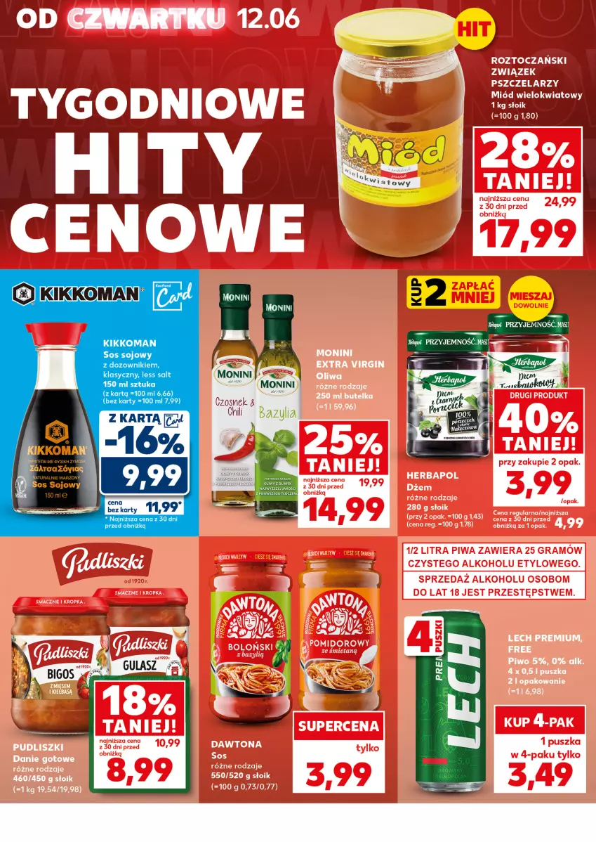Gazetka promocyjna Kaufland - Mocny Start - ważna 16.06 do 17.06.2025 - strona 8 - produkty: Bazyl, Bazylia, Czosnek, Dozownik, Monini, Sos, Sos sojowy