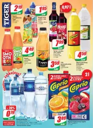 Gazetka promocyjna Dino - Gazetka - Gazetka - ważna od 30.11 do 30.11.2021 - strona 2 - produkty: Hoop, Sok, Gin, Leon, Tiger, Maliny, Schweppes, Napój gazowany, Smoothie, Syrop, Cappy, Woda, Napój, Hortex